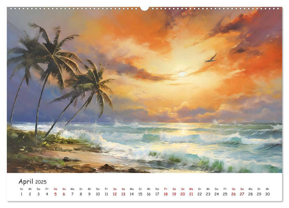 Karibisches Flair (CALVENDO Wandkalender 2025)