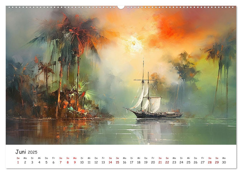 Karibisches Flair (CALVENDO Wandkalender 2025)