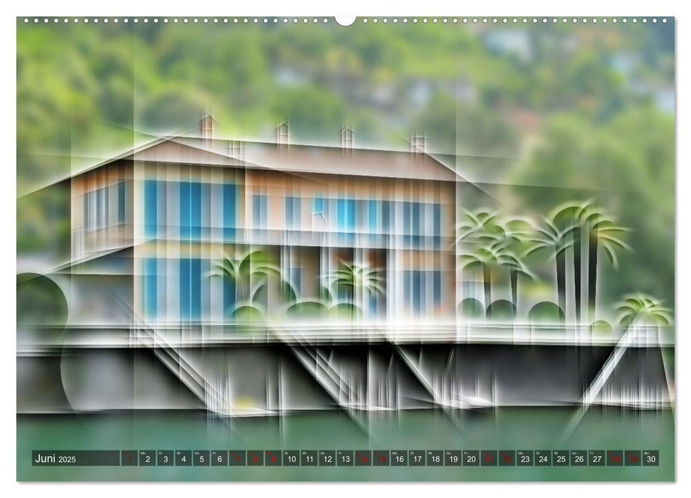 Digital - Kubistisch - Piktorial (CALVENDO Wandkalender 2025)