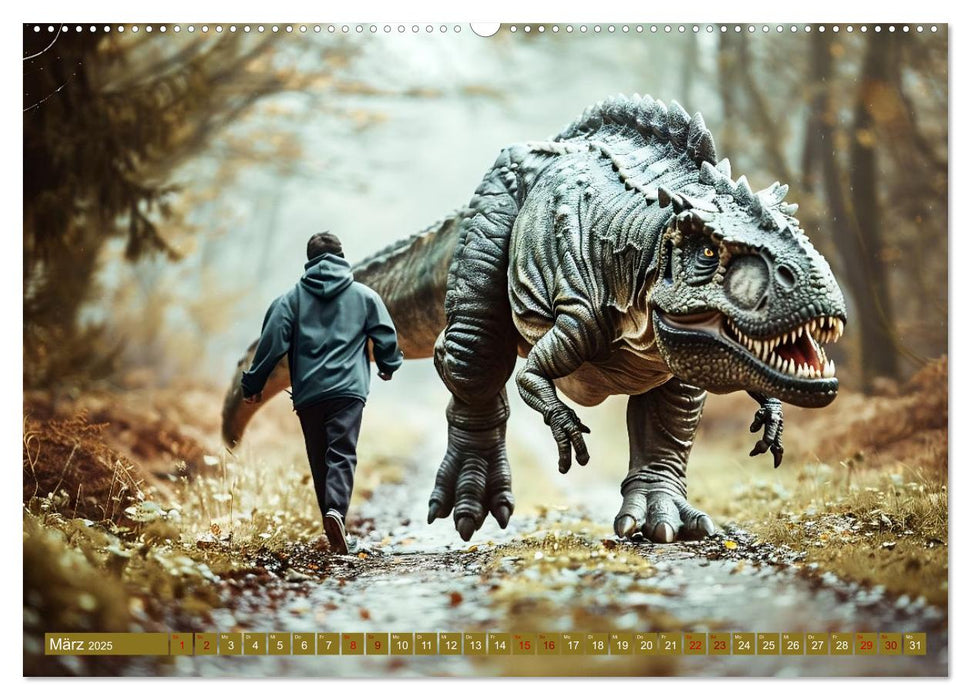 Wie wäre es mit einem Dinosaurier als Haustier? (CALVENDO Wandkalender 2025)