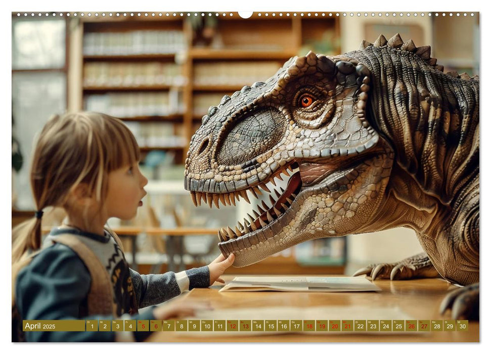 Wie wäre es mit einem Dinosaurier als Haustier? (CALVENDO Premium Wandkalender 2025)