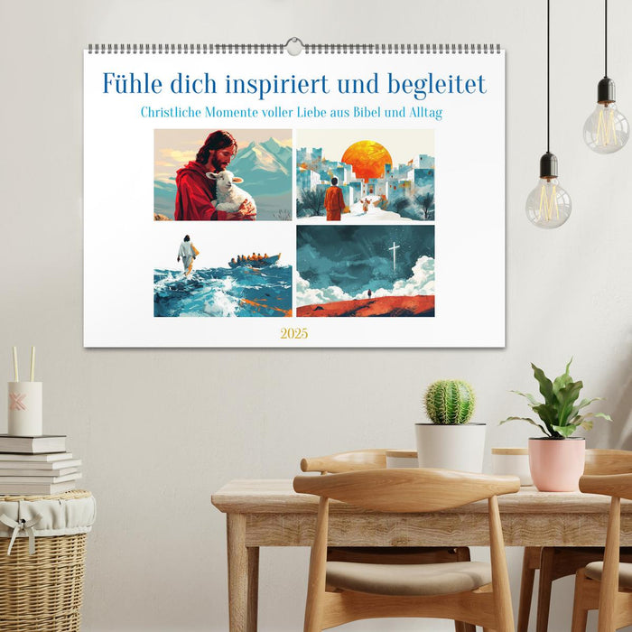 Fühle dich inspiriert und begleitet (CALVENDO Wandkalender 2025)