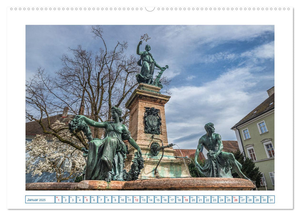 Insel Lindau - Bayerische Perle im Bodensee (CALVENDO Premium Wandkalender 2025)