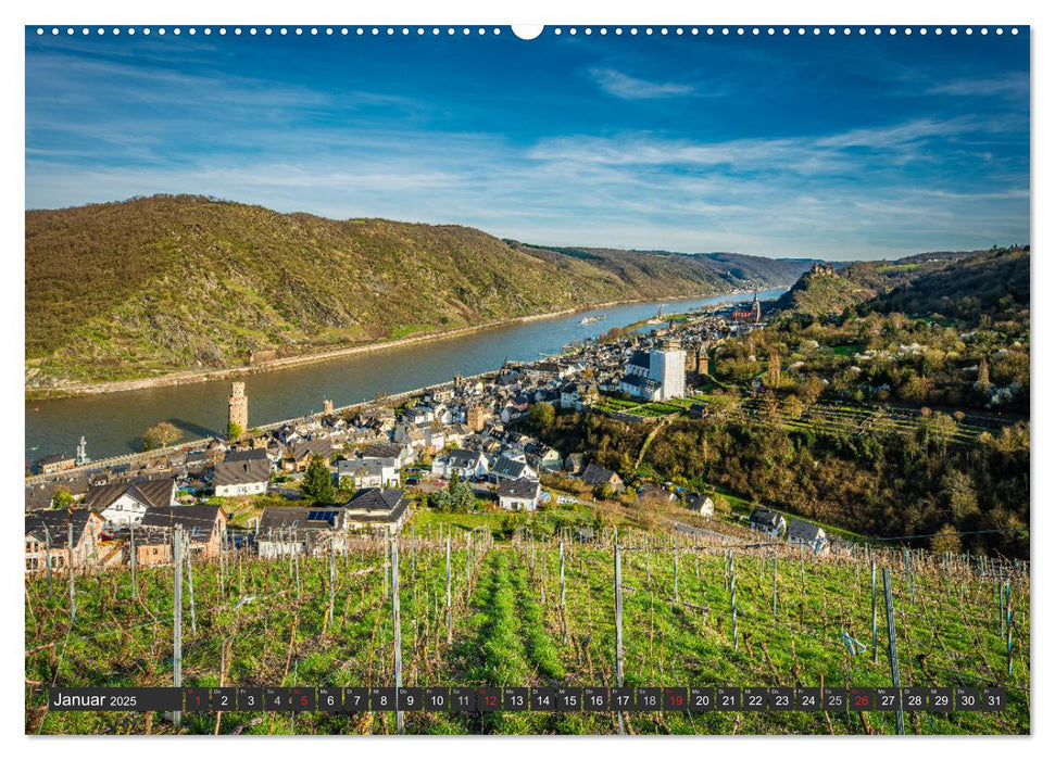 Oberwesel - Stadt der Türme (CALVENDO Premium Wandkalender 2025)