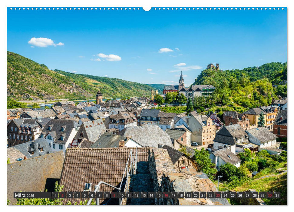 Oberwesel - Stadt der Türme (CALVENDO Premium Wandkalender 2025)