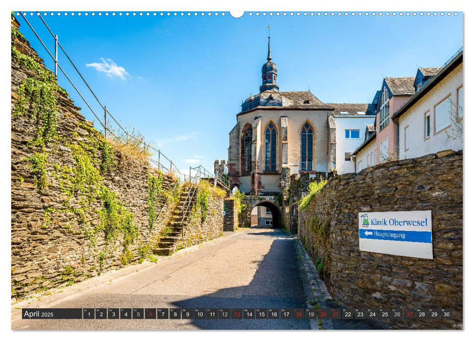 Oberwesel - Stadt der Türme (CALVENDO Premium Wandkalender 2025)