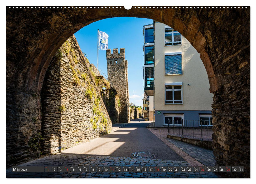 Oberwesel - Stadt der Türme (CALVENDO Premium Wandkalender 2025)