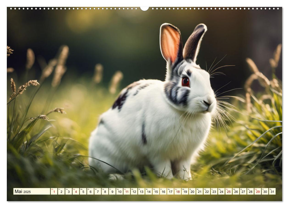 Mümmelmänner - Goldige Kaninchen (CALVENDO Wandkalender 2025)