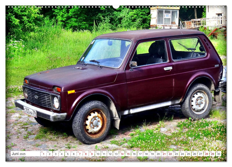 LADA NIVA - 4x4 aus der UdSSR (CALVENDO Premium Wandkalender 2025)