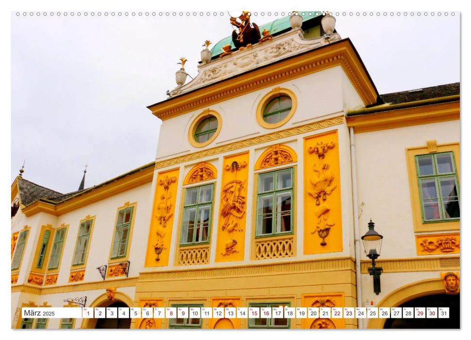 Melk und Dürnstein, zwei malerische Städtchen in der Wachau (CALVENDO Wandkalender 2025)