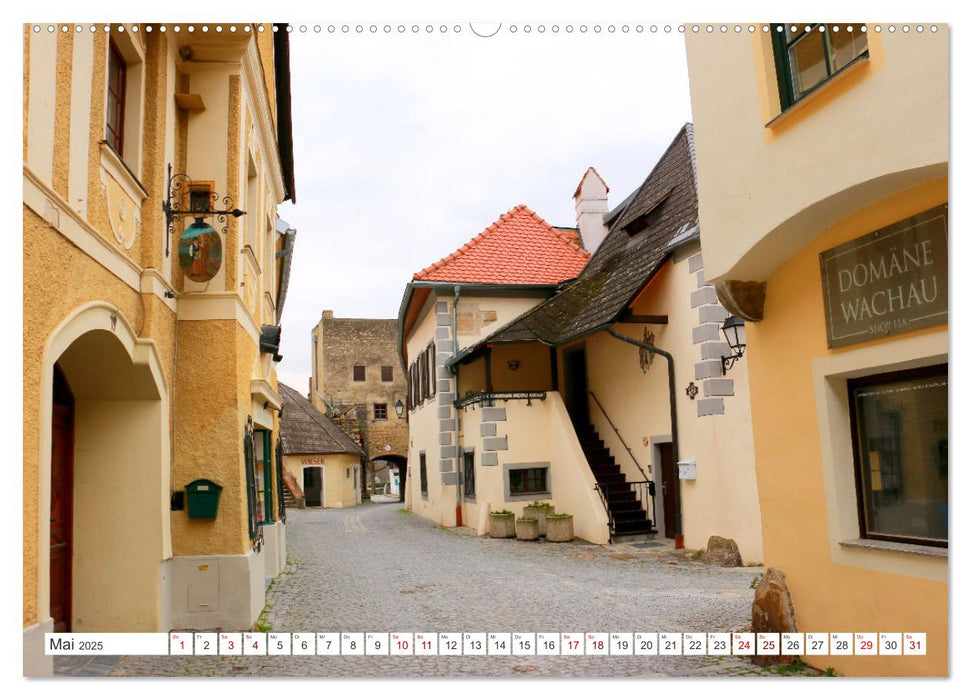 Melk und Dürnstein, zwei malerische Städtchen in der Wachau (CALVENDO Wandkalender 2025)