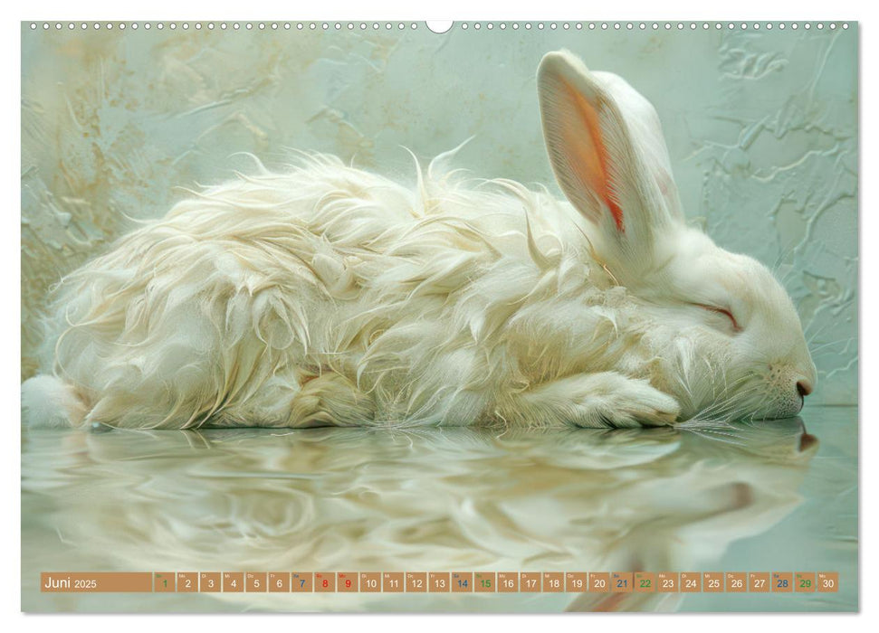 Tierische Träumer - Sanft ruhend (CALVENDO Wandkalender 2025)