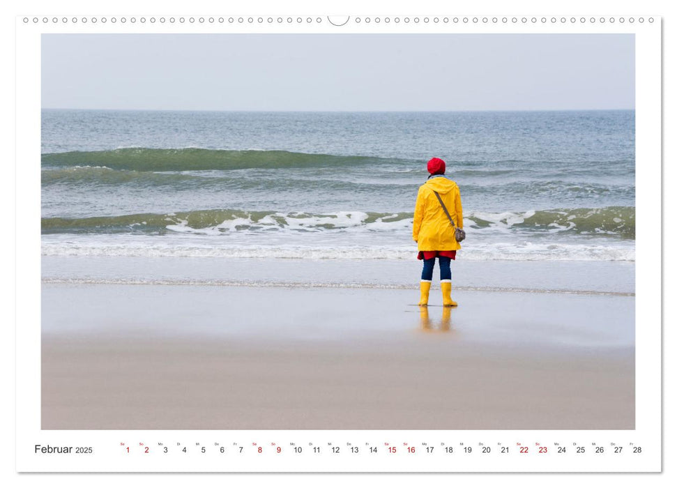 Buntes und blühendes Borkum (CALVENDO Wandkalender 2025)