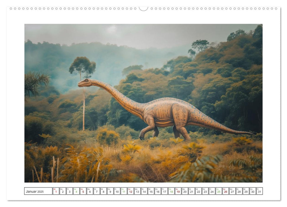 Giganten der Urzeit (CALVENDO Wandkalender 2025)