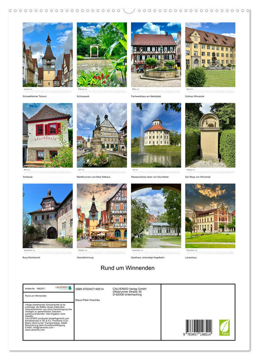 Rund um Winnenden (CALVENDO Premium Wandkalender 2025)