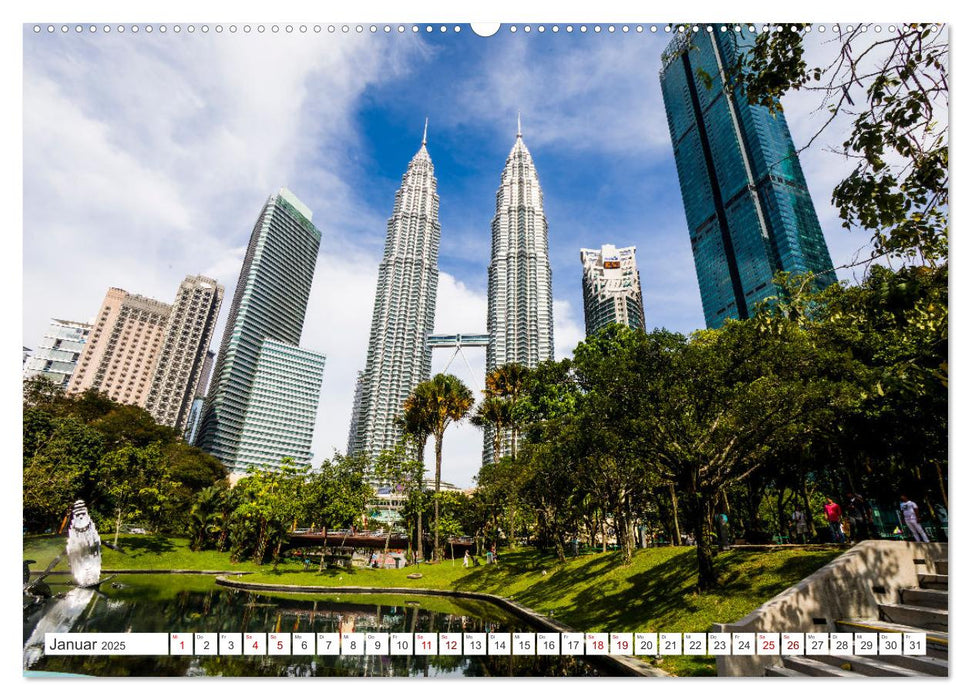 Kuala Lumpur einfach liebenswert (CALVENDO Wandkalender 2025)