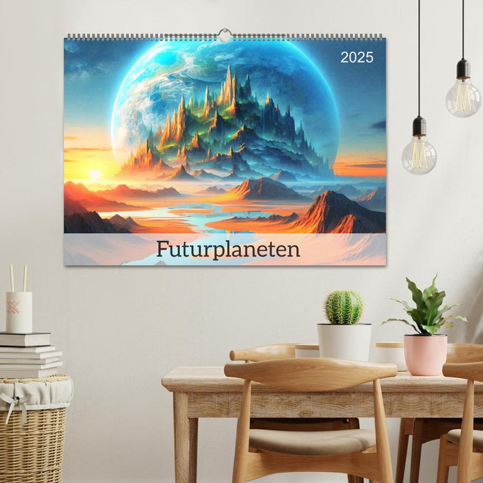 Futurplaneten (CALVENDO Wandkalender 2025)