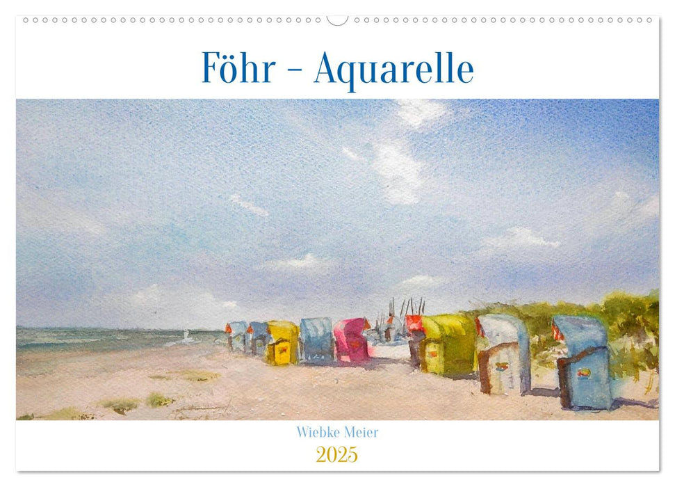 Föhr - Aquarelle (CALVENDO Wandkalender 2025)