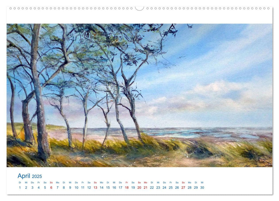 Föhr - Aquarelle (CALVENDO Wandkalender 2025)