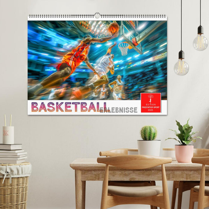 Basketball Erlebnisse (CALVENDO Wandkalender 2025)