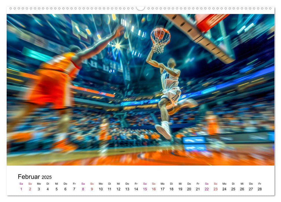 Basketball Erlebnisse (CALVENDO Wandkalender 2025)