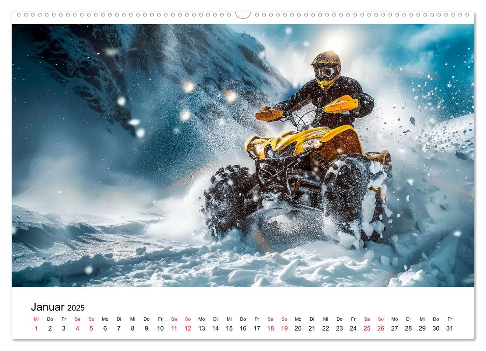 Quad Erlebnisse (CALVENDO Premium Wandkalender 2025)