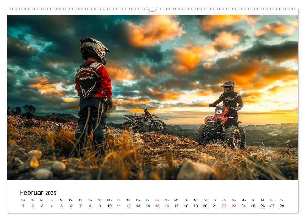 Quad Erlebnisse (CALVENDO Premium Wandkalender 2025)