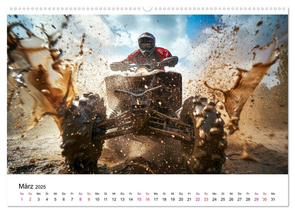 Quad Erlebnisse (CALVENDO Premium Wandkalender 2025)