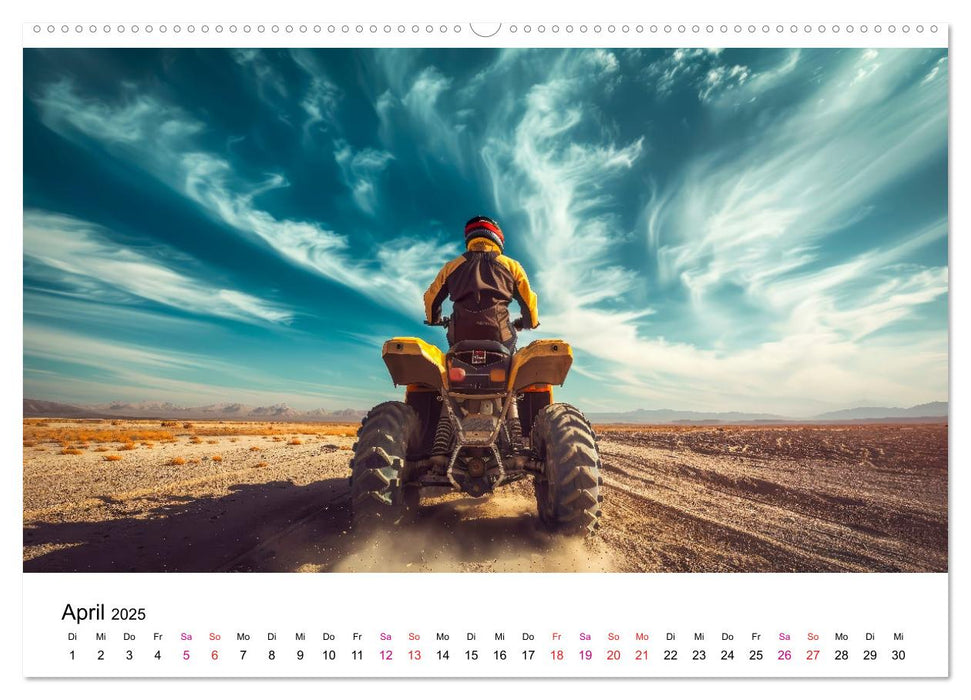 Quad Erlebnisse (CALVENDO Premium Wandkalender 2025)