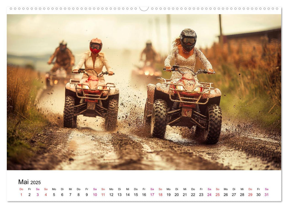 Quad Erlebnisse (CALVENDO Premium Wandkalender 2025)