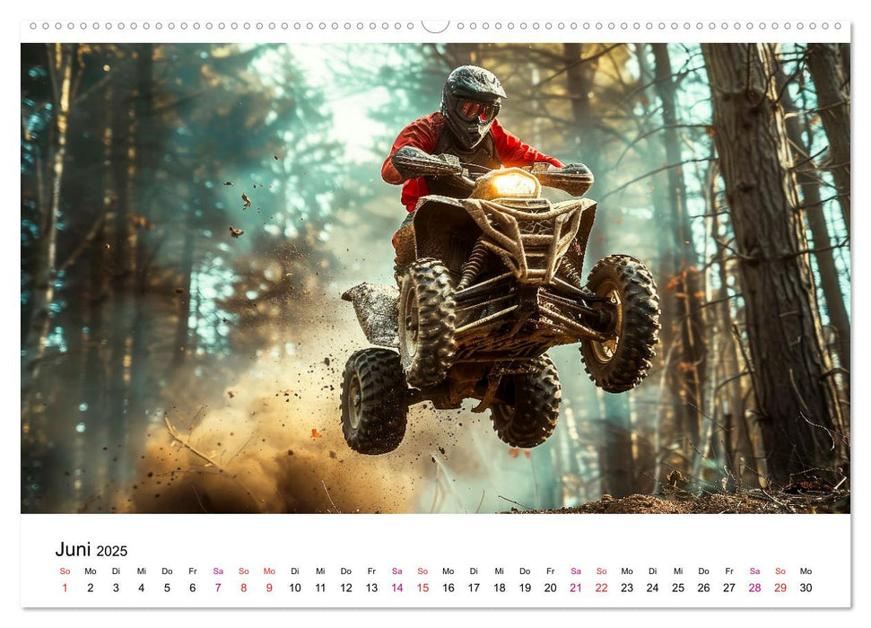 Quad Erlebnisse (CALVENDO Premium Wandkalender 2025)