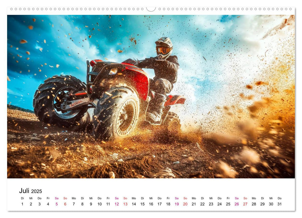 Quad Erlebnisse (CALVENDO Premium Wandkalender 2025)