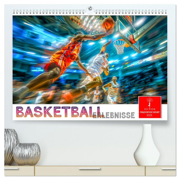 Basketball Erlebnisse (CALVENDO Premium Wandkalender 2025)