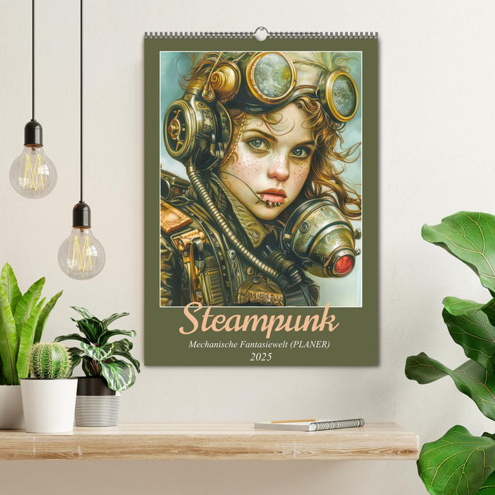 Steampunk - Mechanische Fantasiewelt (CALVENDO Wandkalender 2025)