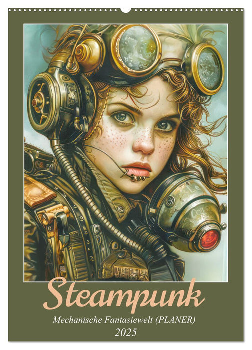 Steampunk - Mechanische Fantasiewelt (CALVENDO Wandkalender 2025)