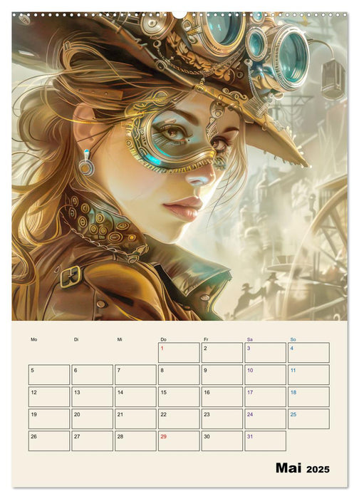 Steampunk - Mechanische Fantasiewelt (CALVENDO Premium Wandkalender 2025)