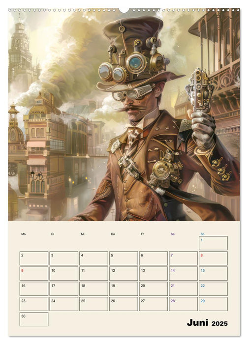 Steampunk - Mechanische Fantasiewelt (CALVENDO Premium Wandkalender 2025)