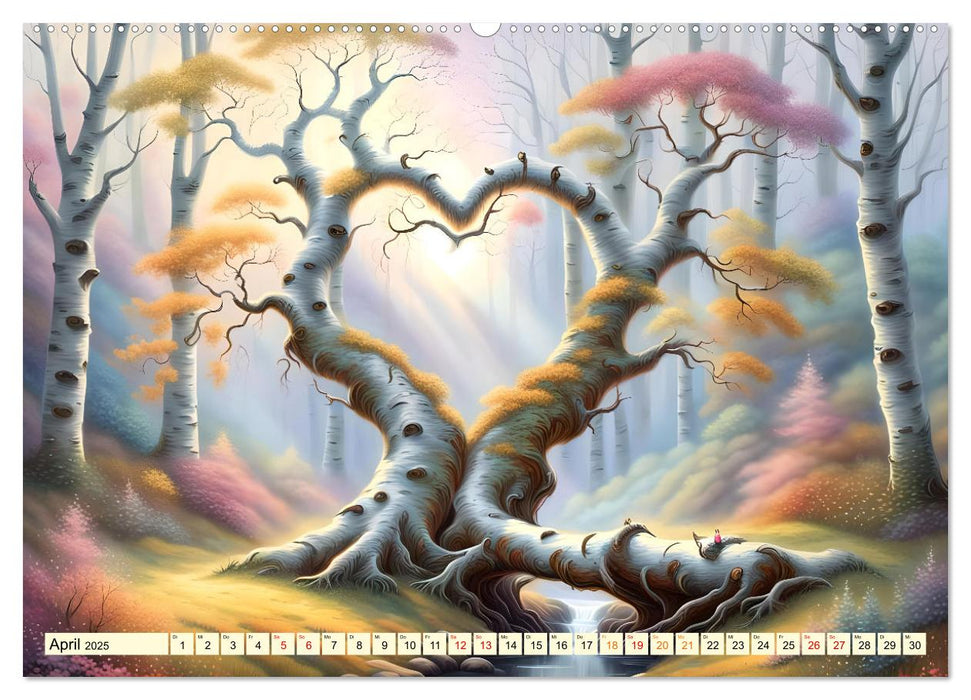 Birken Liebenswürdige Bäume (CALVENDO Premium Wandkalender 2025)