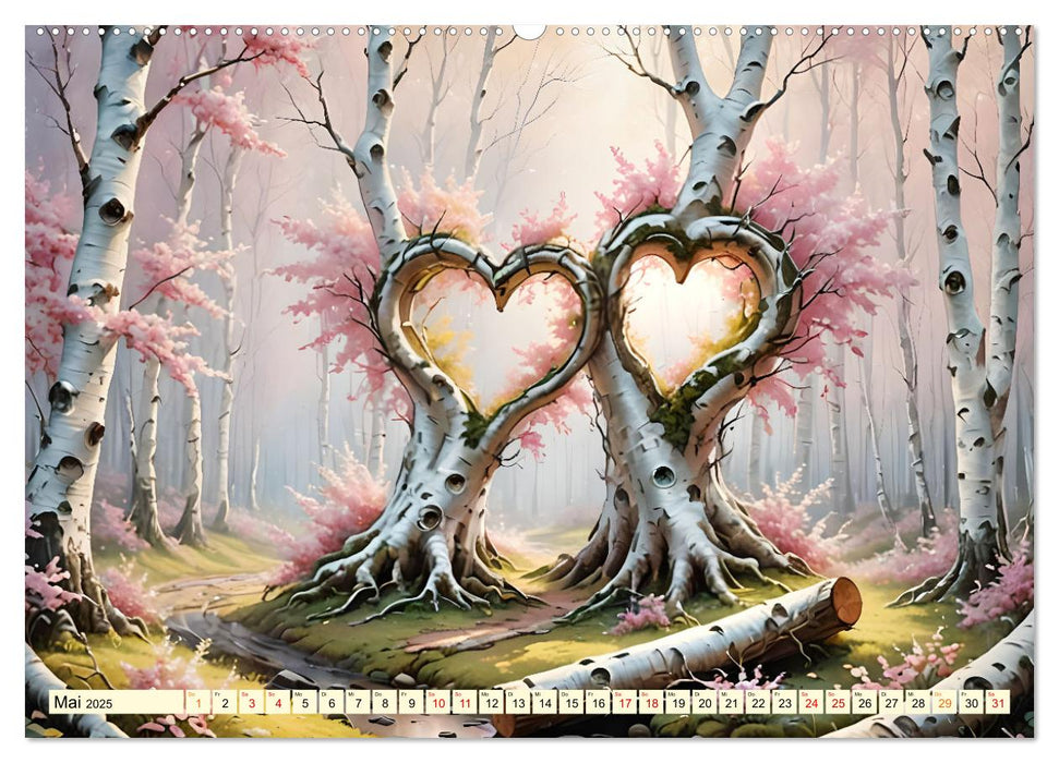 Birken Liebenswürdige Bäume (CALVENDO Premium Wandkalender 2025)
