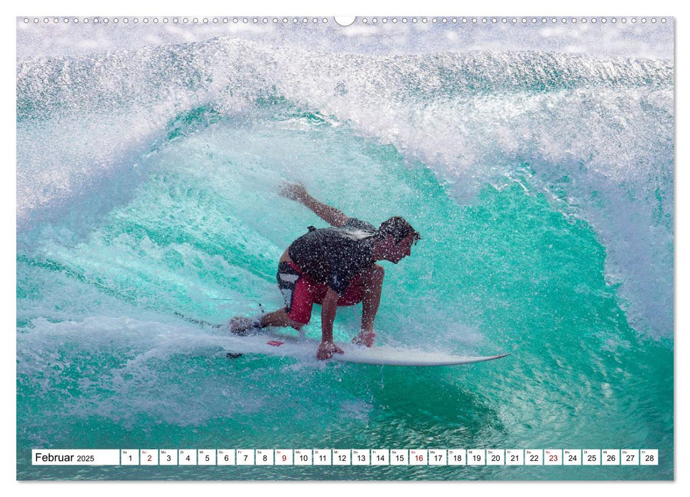 Spektakuläres Wellen- und Windsurfen (CALVENDO Wandkalender 2025)