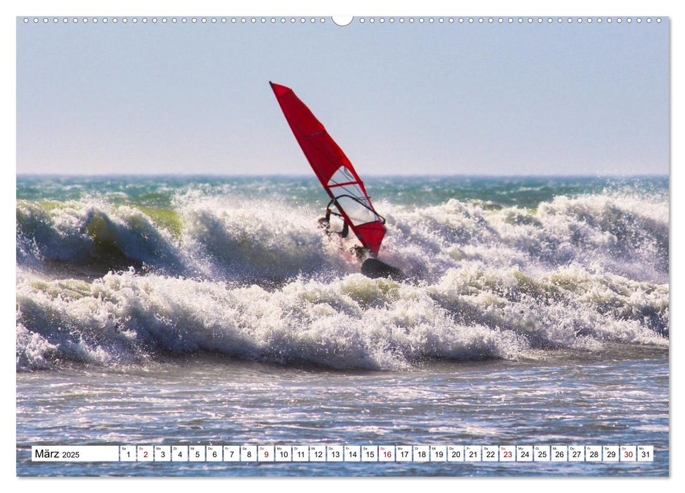 Spektakuläres Wellen- und Windsurfen (CALVENDO Premium Wandkalender 2025)