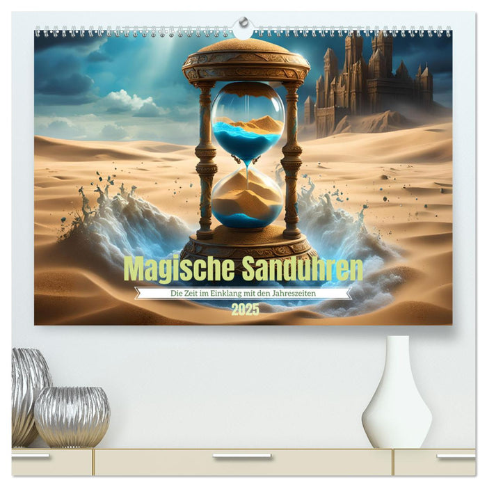 Magische Sanduhren (CALVENDO Premium Wandkalender 2025)