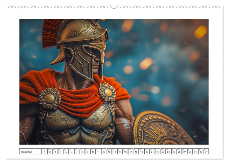 Mutige Krieger (CALVENDO Premium Wandkalender 2025)