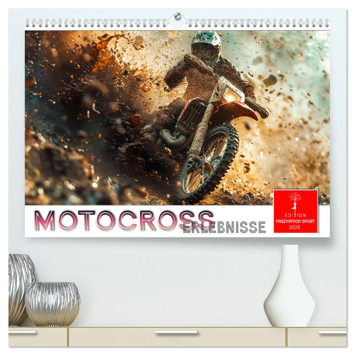 Motocross Erlebnisse (CALVENDO Premium Wandkalender 2025)