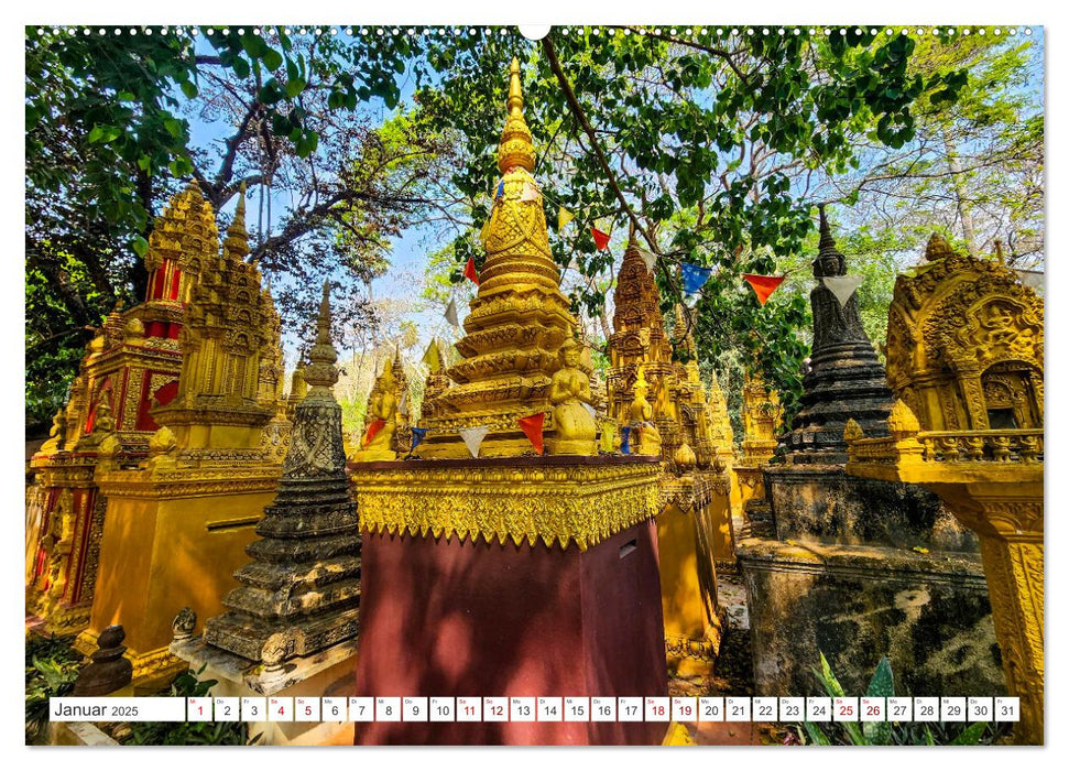 Siem Reap Stadt der Tempel Kambodscha (CALVENDO Premium Wandkalender 2025)