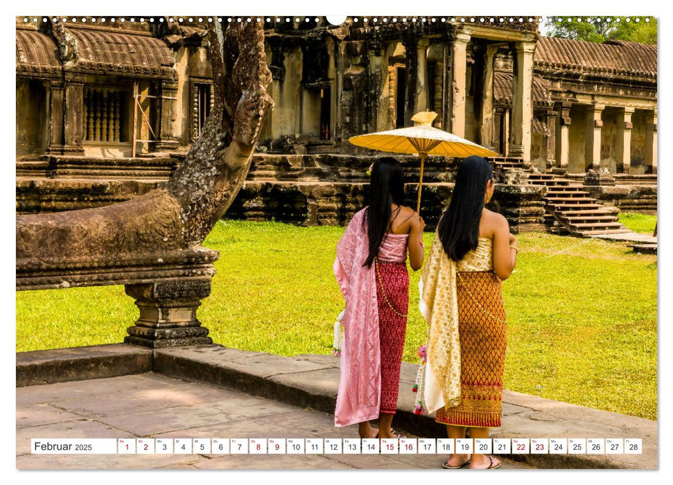 Siem Reap Stadt der Tempel Kambodscha (CALVENDO Premium Wandkalender 2025)
