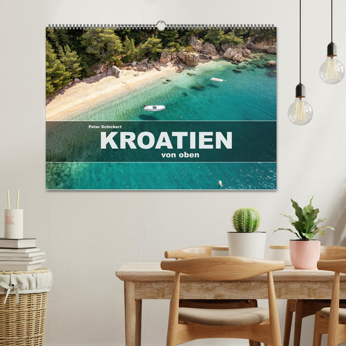 Kroatien von oben (CALVENDO Wandkalender 2025)