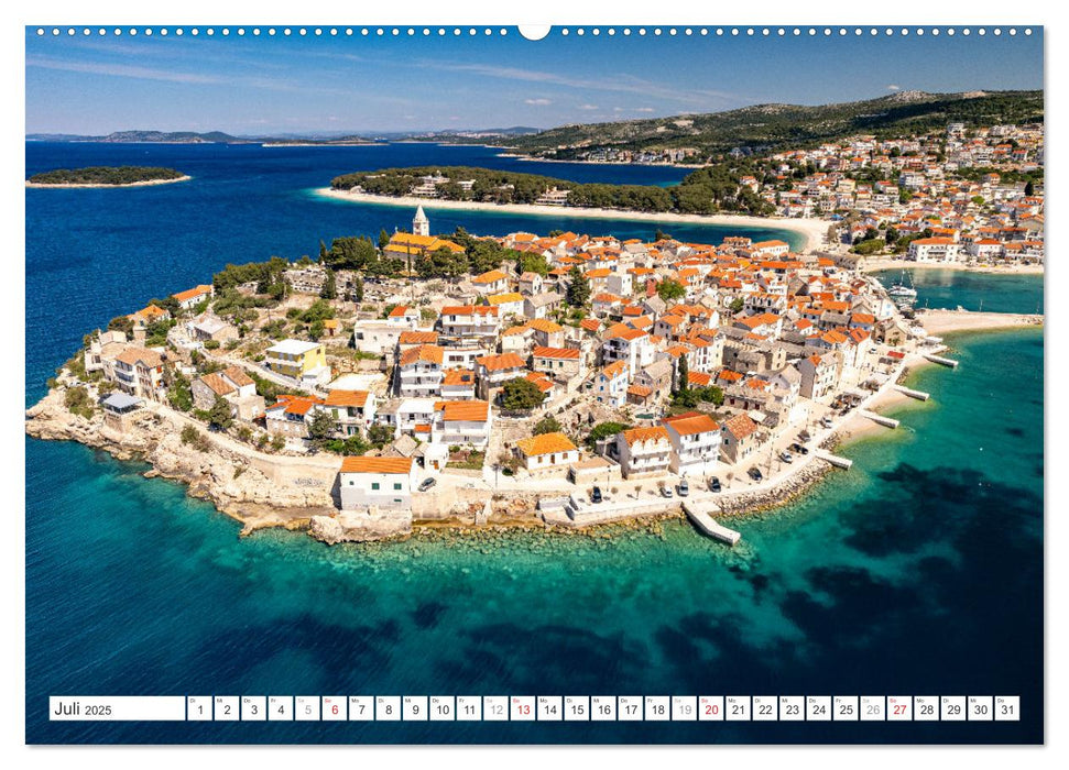 Kroatien von oben (CALVENDO Premium Wandkalender 2025)