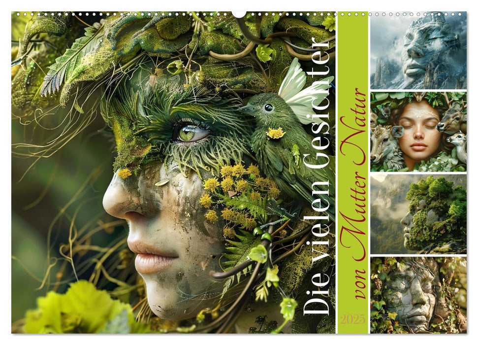 Die vielen Gesichter von Mutter Natur (CALVENDO Wandkalender 2025)