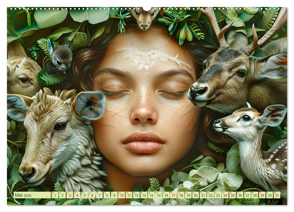Die vielen Gesichter von Mutter Natur (CALVENDO Wandkalender 2025)